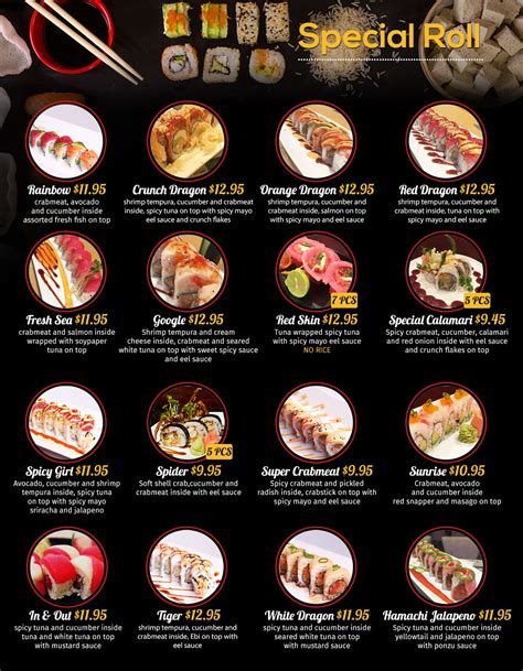 sushi ero|FULL Menu